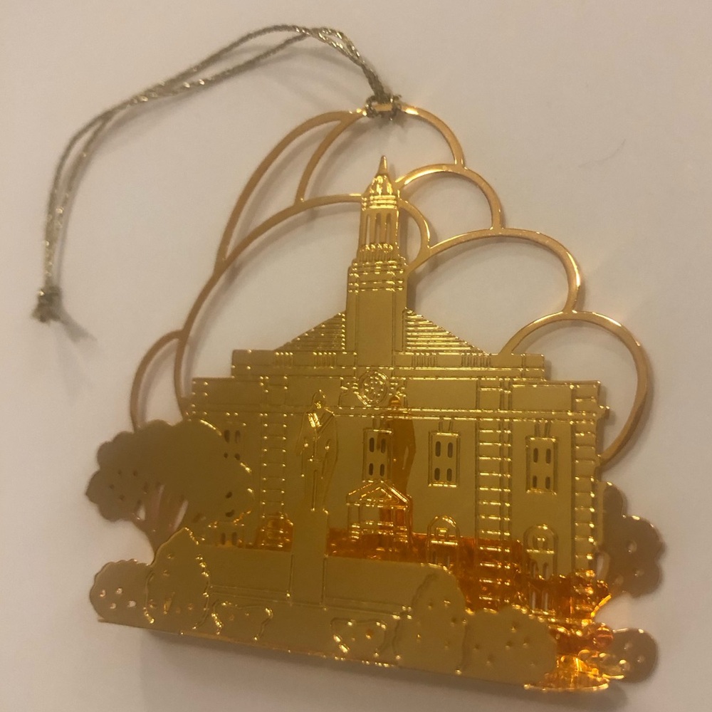 Vintage Tamerlane 24K Gold Finish & Wallace Silversmiths Christmas Ornament USA - Picture 3 of 12